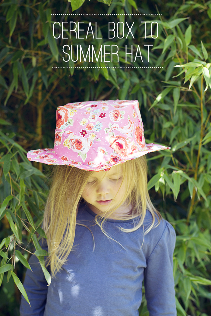 cereal box to summer hat